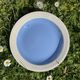 Set of 9 blue dessert plates Villeroy and Boch Model Lido Year 50