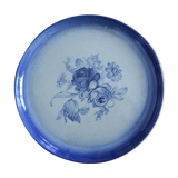 Assiette alsacienne bleue