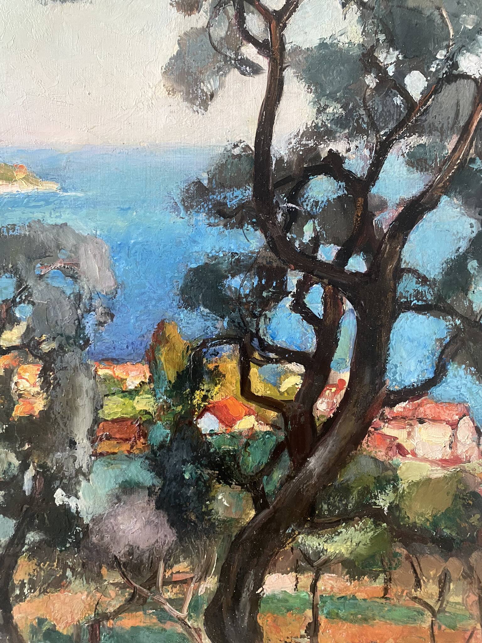 Paysage de la cote d'azur signé Dubois