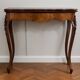 Louis XV style game table in marquetry and mahogany