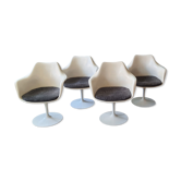 Set 4 fauteuils Tulipe par Eero Saarinen Knoll International