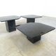 Vintage marble nesting tables or side tables, 1970s