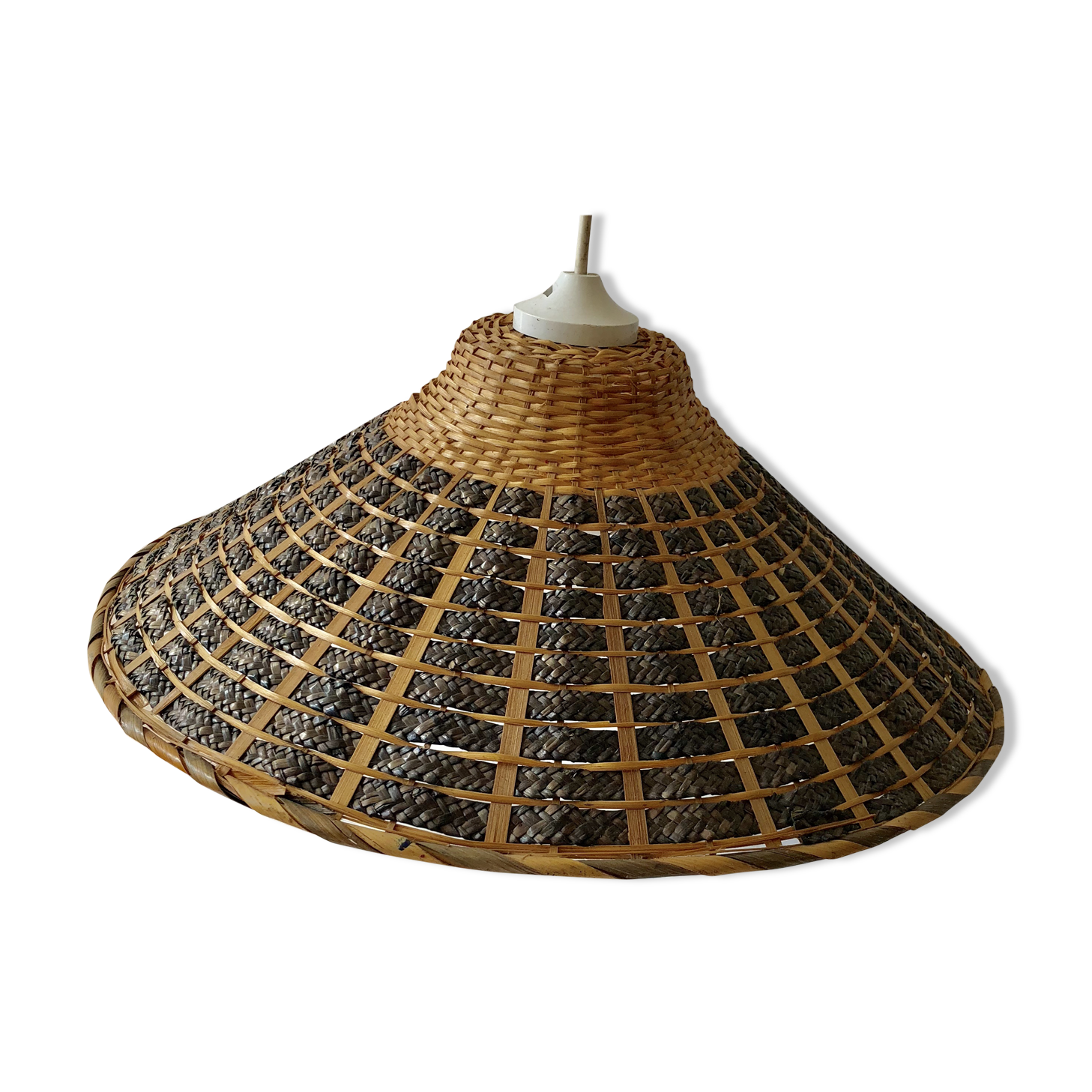 Vintage rattan suspension