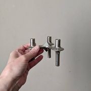 Bougeoirs modulables aluminium orion de Nagel