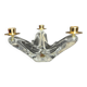 SCHNEIDER 3-branched crystal candlestick