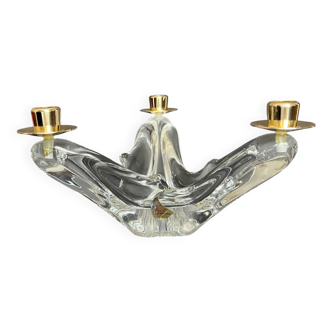 Chandelier en cristal 3 branches SCHNEIDER