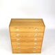 70s six-drawer chest of drawers