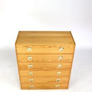 70s six-drawer chest of drawers