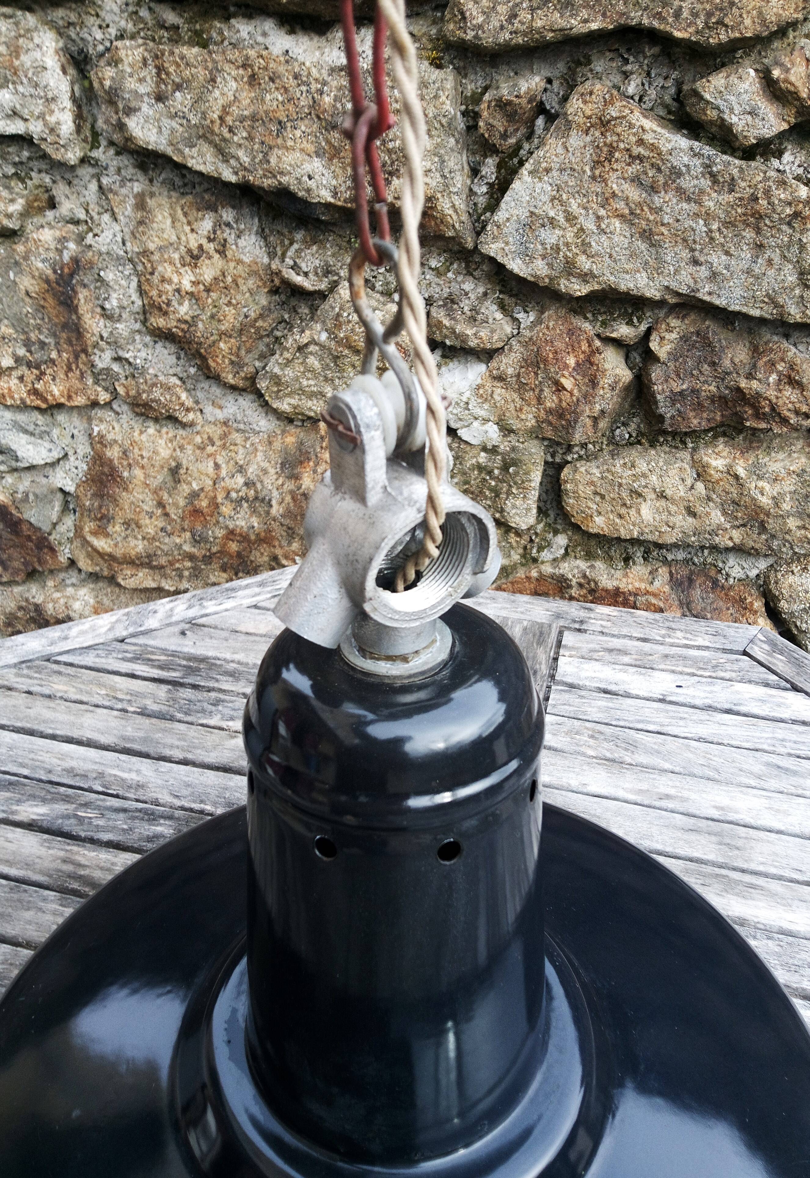 Industrial / factory suspension - Enamelled sheet metal - Ø 41.5 cm