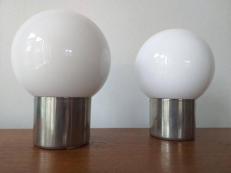 Paire de lampes de table mid-century Kamenicky Senov, années 1970