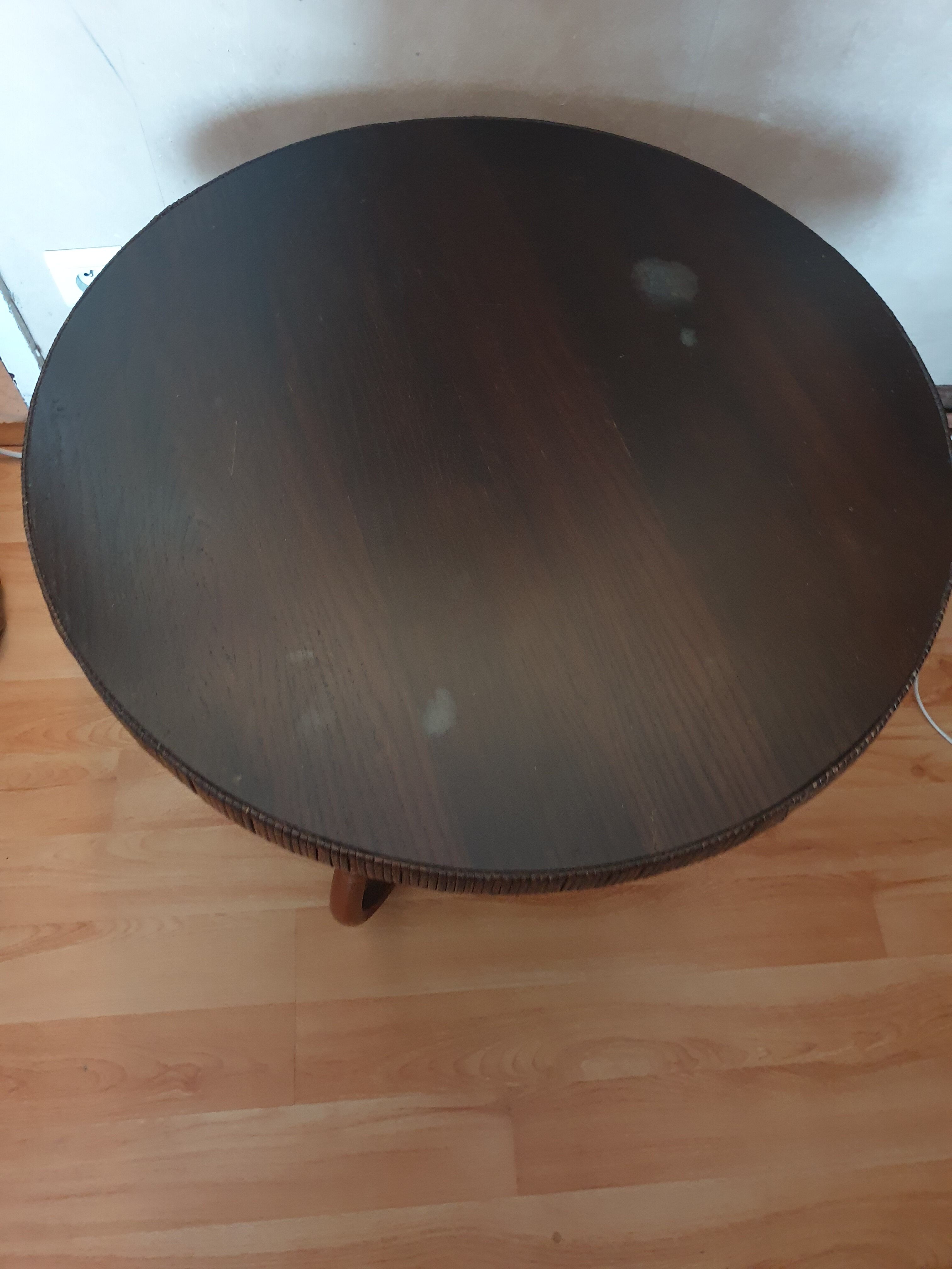 Rattan coffee table and you 60s