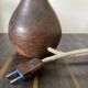 Large handmade stoneware lamp, 1960s-70s