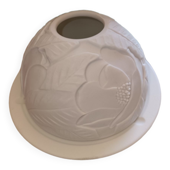 Photophore Bernardaud Lithophanie Tulip blossoms