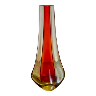 Vase soliflore tulipier murano