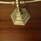 Golden brass chandelier from Israel