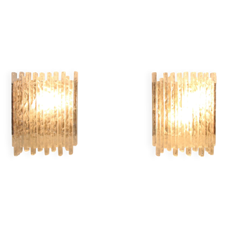 Rare set of two Poliarte Vesta wall lamps by Albano Poli