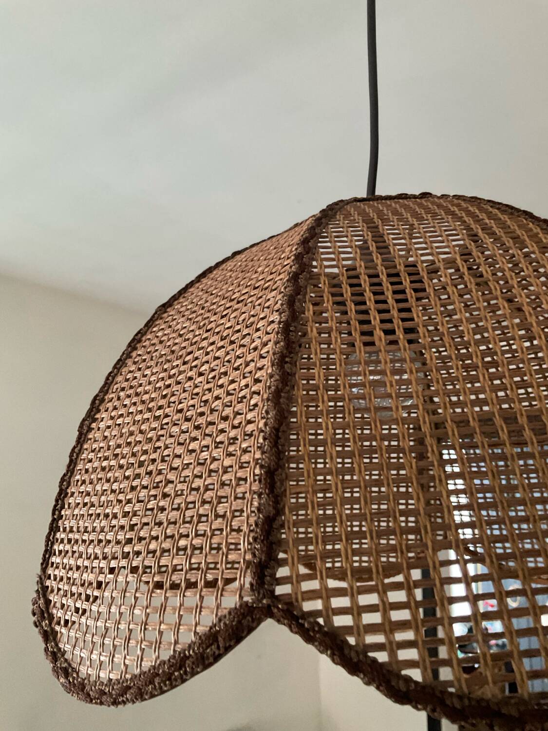 Pair of 1970s rope suspensions