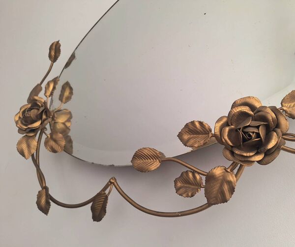 Grand Miroir Art Deco, Décoration Retro Vintage