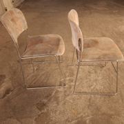 2 60s David Rowland sleigh chairs