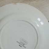 6 retro plates mismatched in earthenware