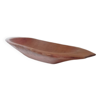Oblong solid wood cup