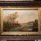 Tableau HST 19th century signed Borough "Animated Landscape"
