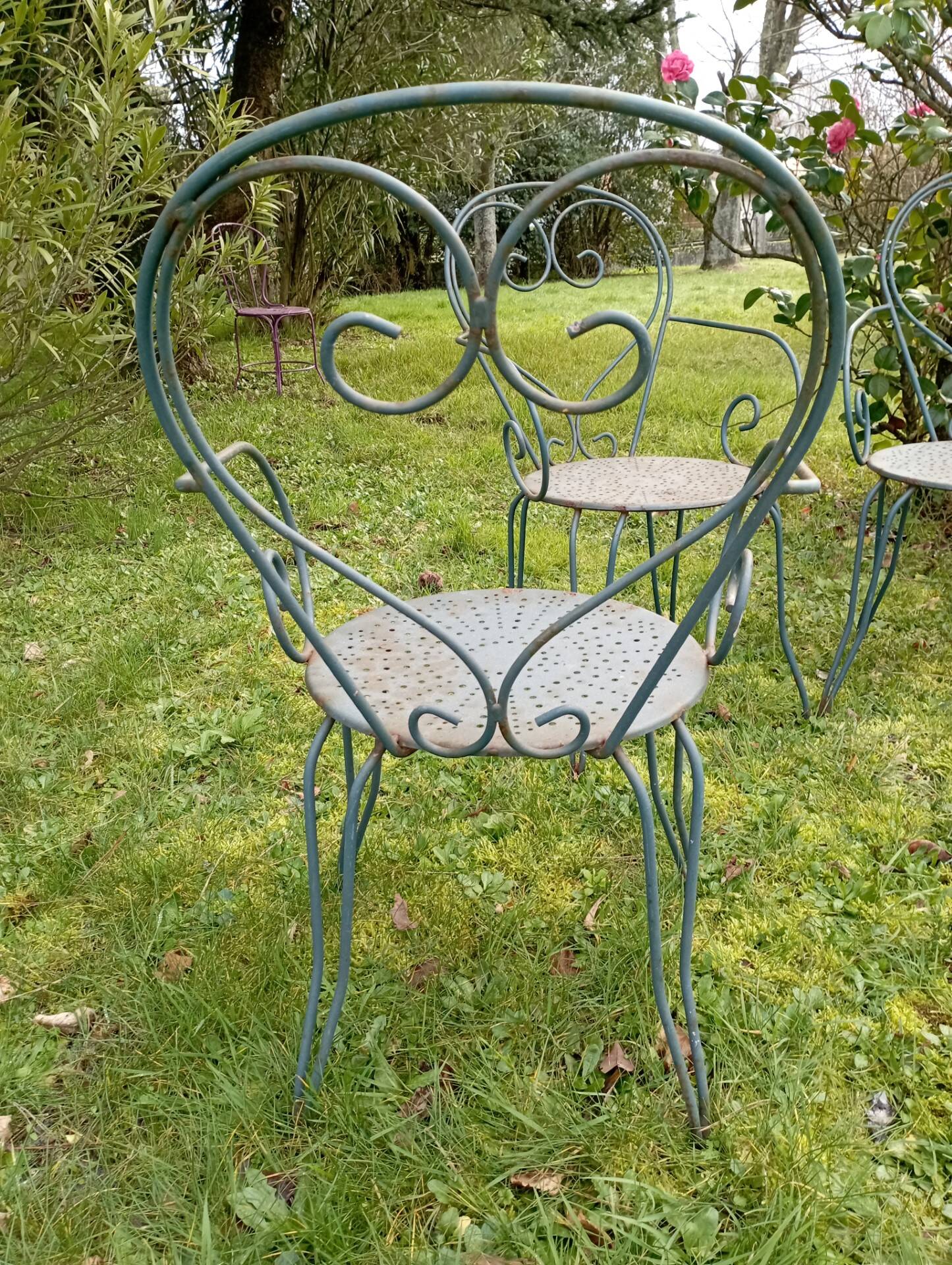 Old garden chairs