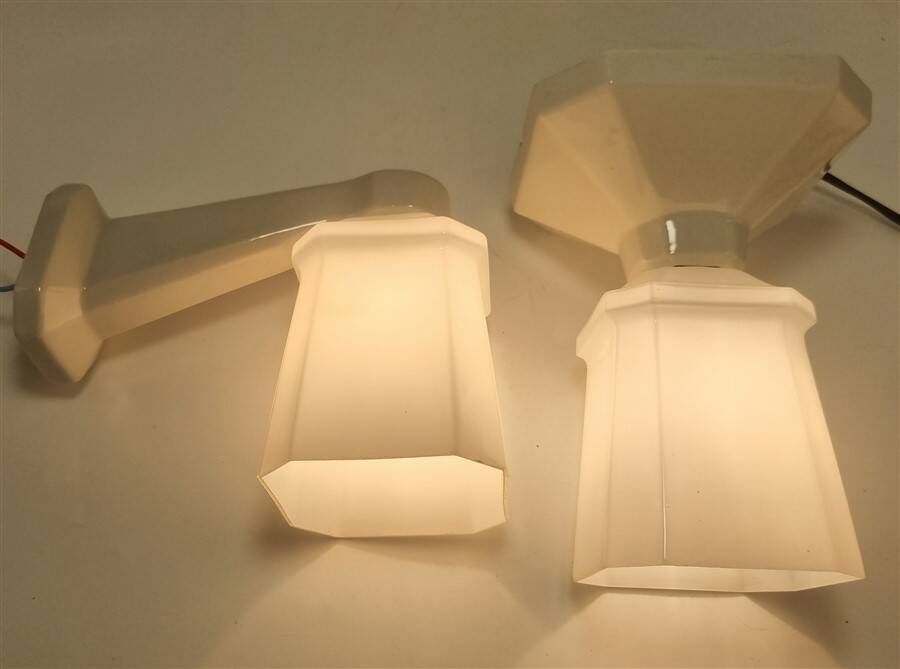 Art Deco wall and ceiling light