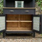 Parisian art deco buffet in solid walnut 1930