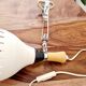 Vintage clamp lamp - Wood and metal - 70s