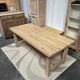 Solid oak farmhouse table