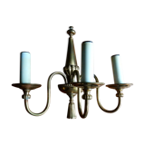 Brass wall chandelier 3 burners