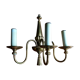 Chandelier mural en laiton 3 feux