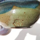 Glazed stoneware pot