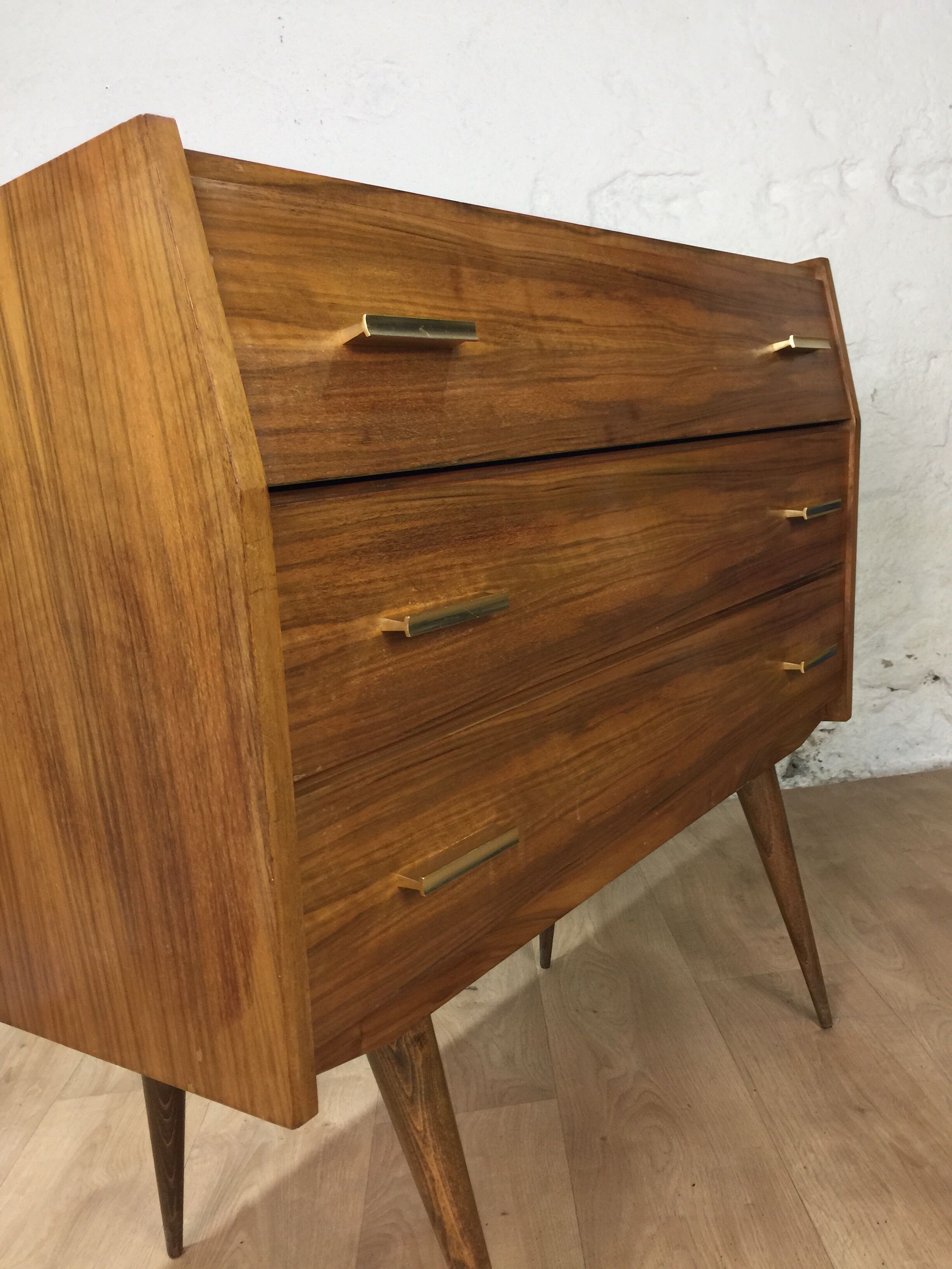 Chest of drawers 3 drawers 60s