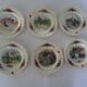 6 dessert plates LOUX Obernai 557112 sarreguemines