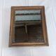 Small mirror in carved stucco wood, nineteenth, original ice