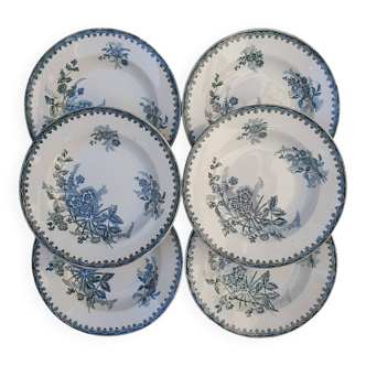 6 Margot Terre de Fer soup plates