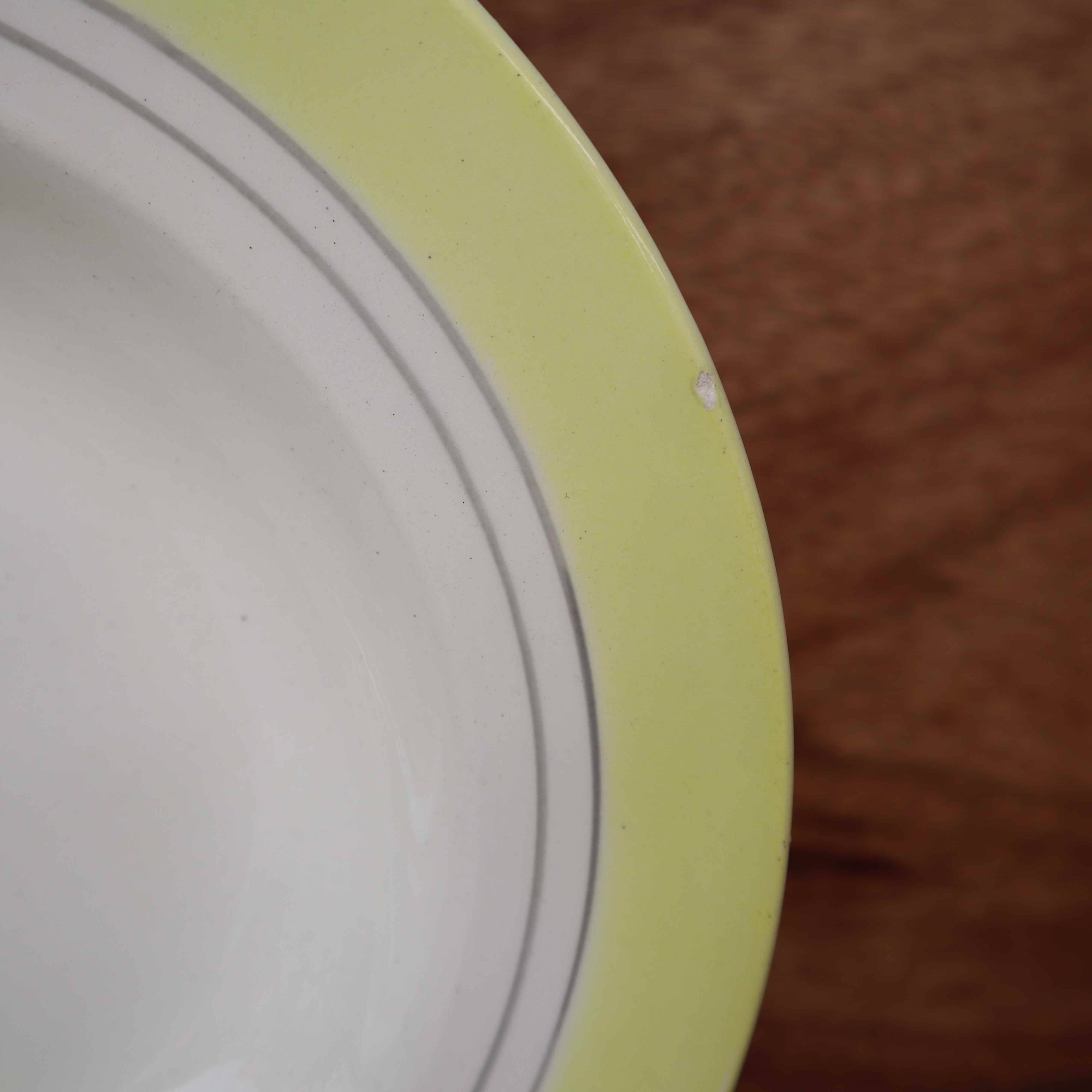 5 vintage deep plates from Primefleur Françoise