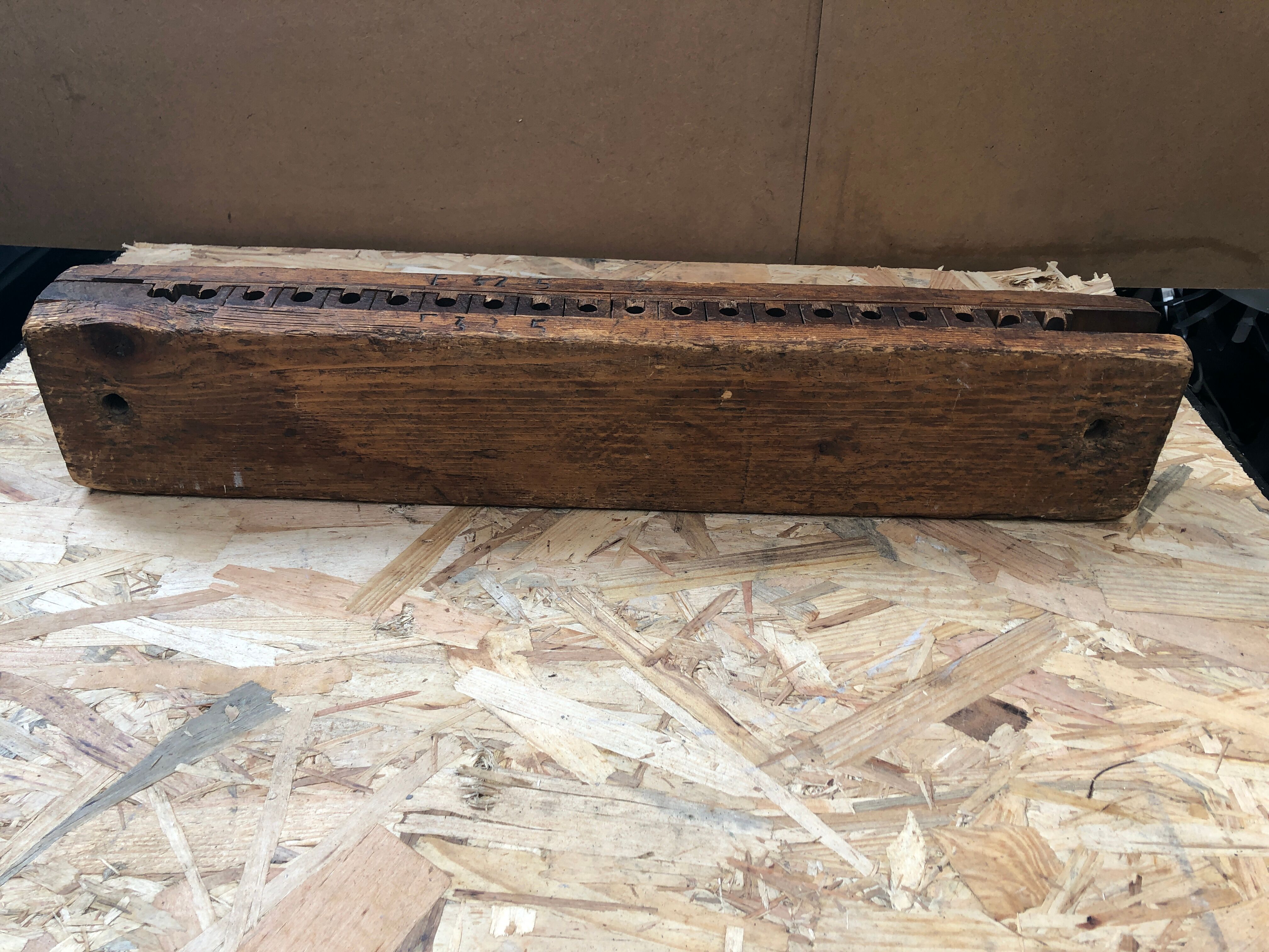 Old mold cigar press 20 location calibration drying smoker vintage