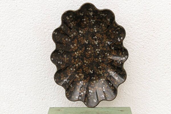 Corbeille en carton bouilli Napoléon 3