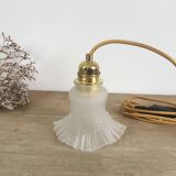 Pair of tulip walking lamps