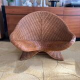Rattan meditation chair