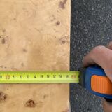 Set of 3 Rare Art Deco Burl Nesting Tables