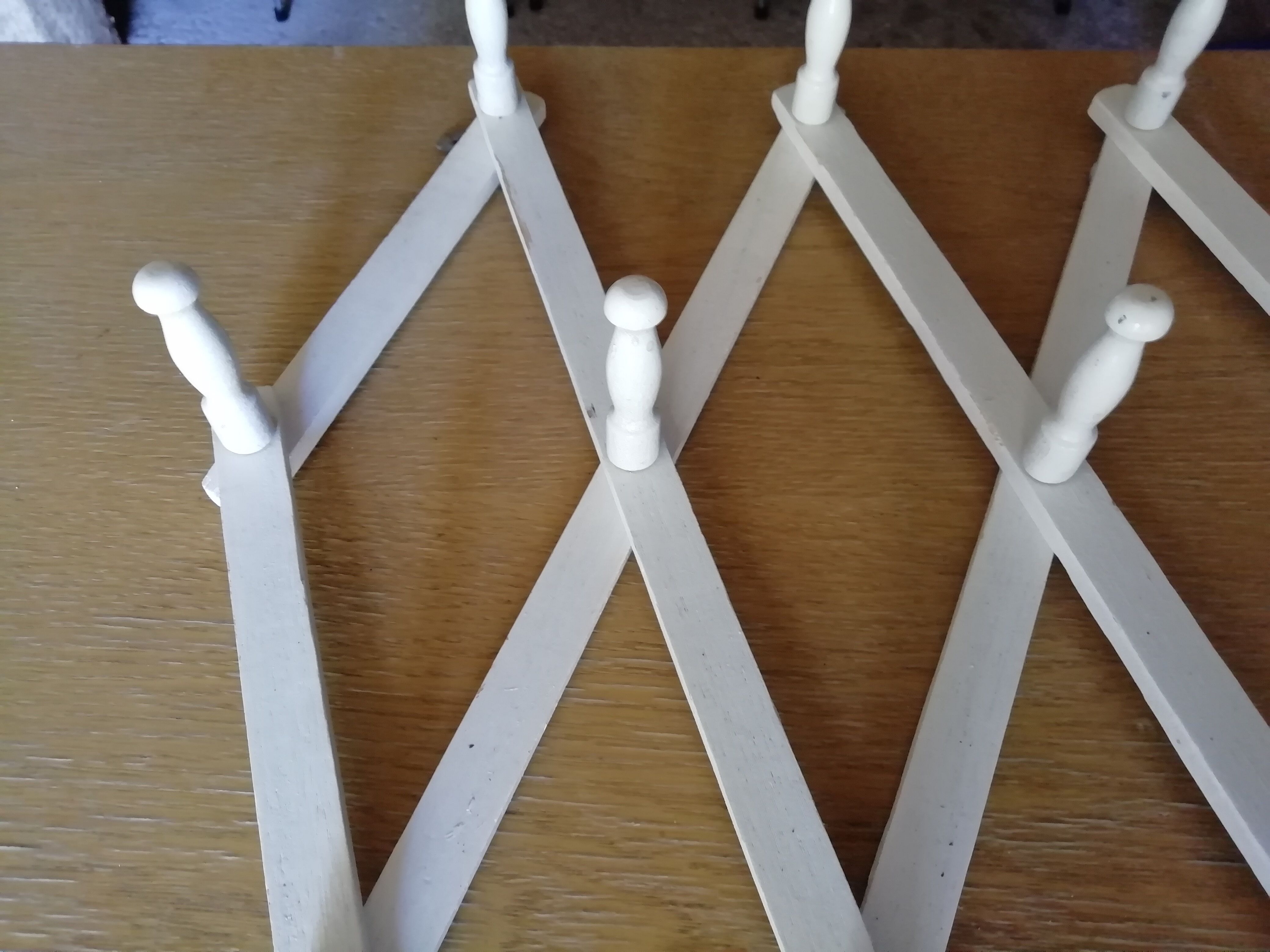Accordion coat holder