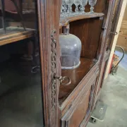 Buffet vitrine bibliothèque style Louis XV