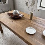 Farmhouse table in elm and pine 2m