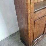 Display cabinet, oak bookcase from the 20s