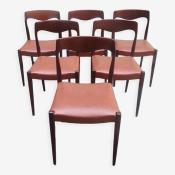 6 Scandinavian chairs