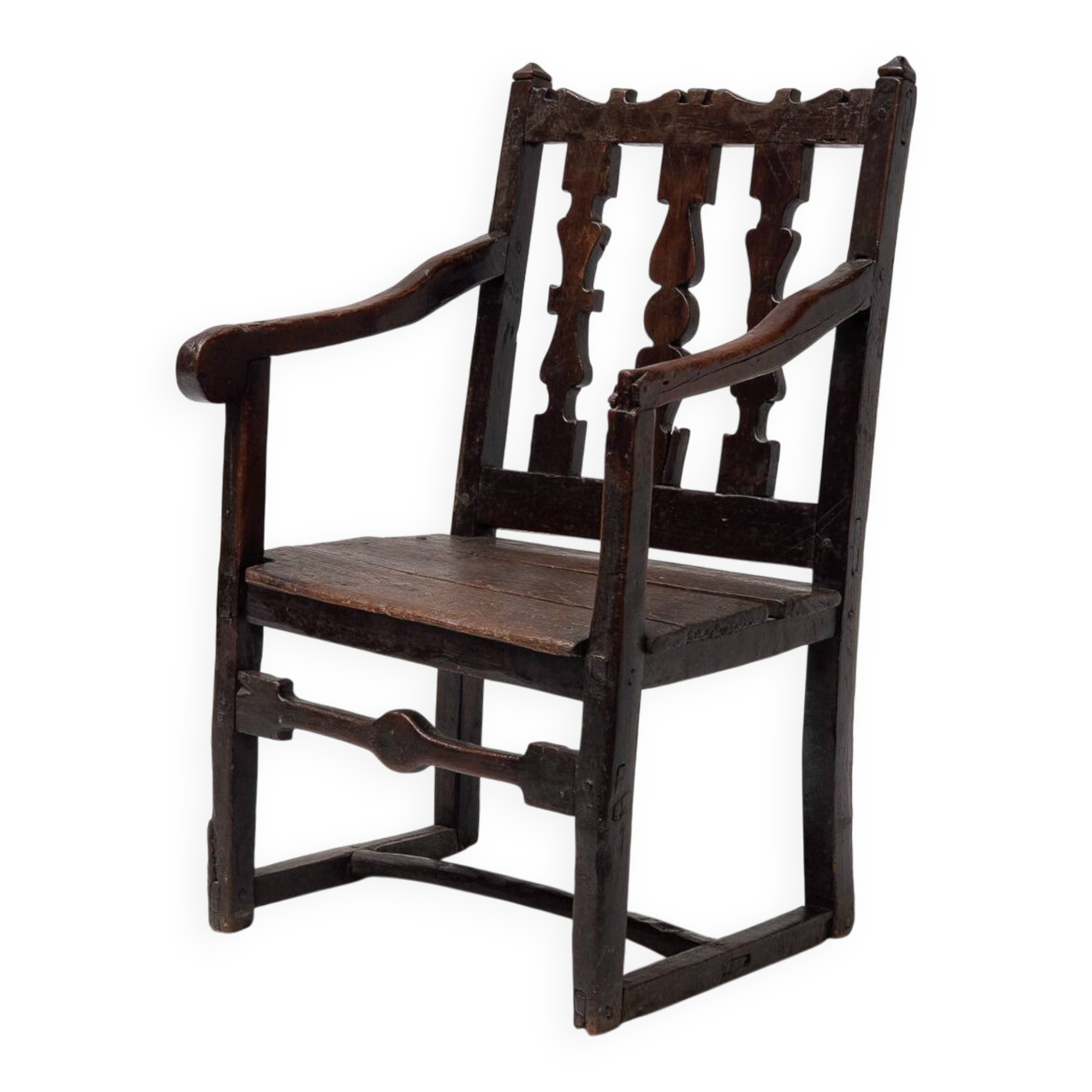 18th Century French Provincial Oak Armchair